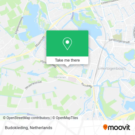 Budokleding map
