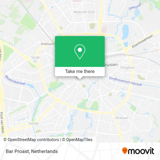 Bar Proast map