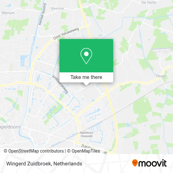 Wingerd Zuidbroek map