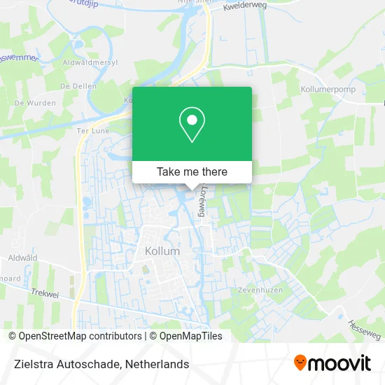 Zielstra Autoschade map