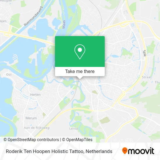 Roderik Ten Hoopen Holistic Tattoo map
