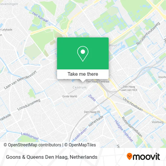 Goons & Queens Den Haag map