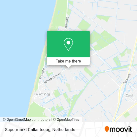 Supermarkt Callantsoog map