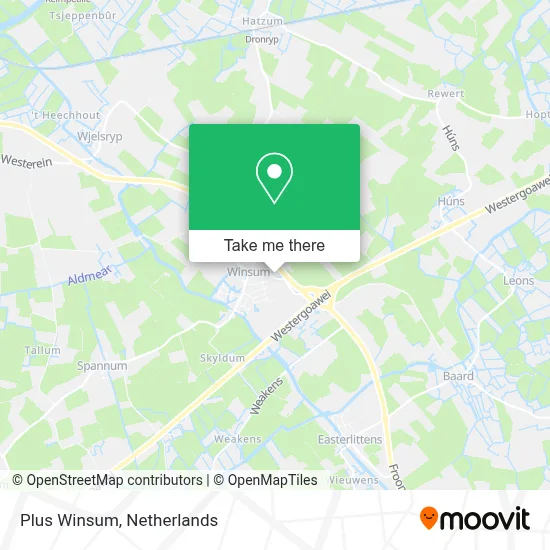 Plus Winsum map