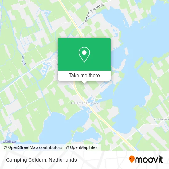 Camping Coldum map