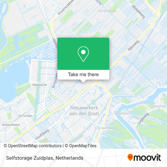 Selfstorage Zuidplas map
