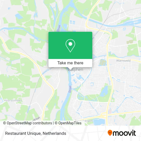Restaurant Unique map