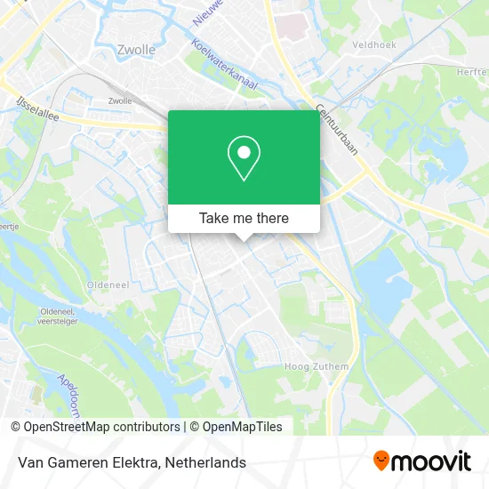 Van Gameren Elektra map