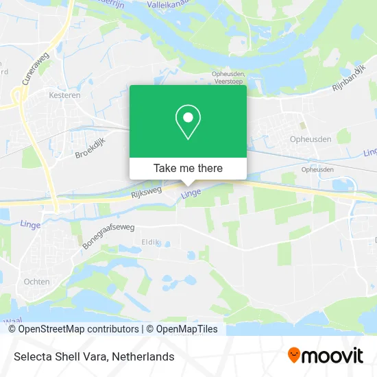 Selecta Shell Vara map