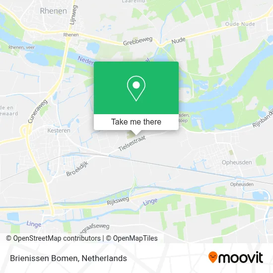 Brienissen Bomen map