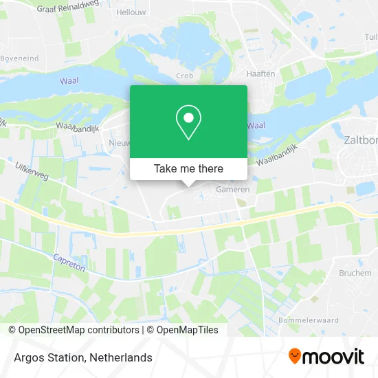 Argos Station map