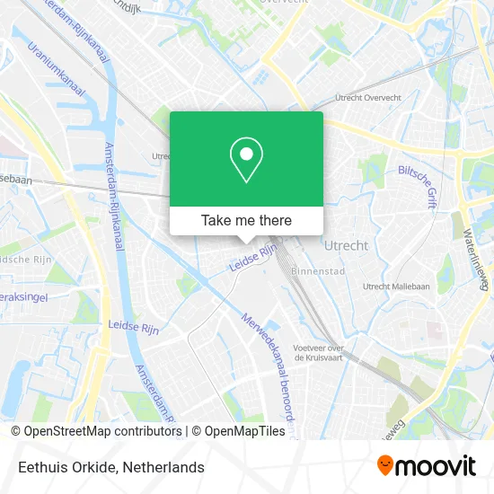 Eethuis Orkide map
