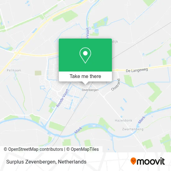 Surplus Zevenbergen map