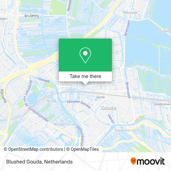 Blushed Gouda map