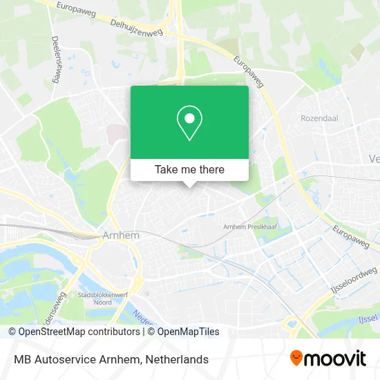 MB Autoservice Arnhem map