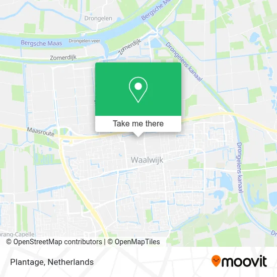 Plantage map