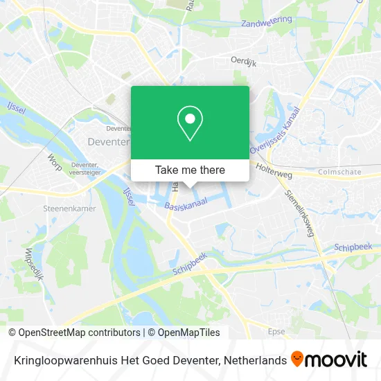 Kringloopwarenhuis Het Goed Deventer map
