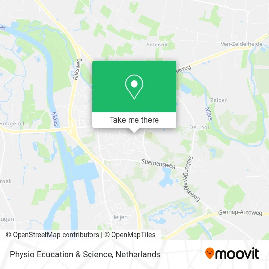 Physio Education & Science map