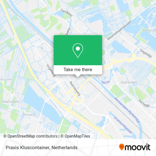 Praxis Kluscontainer map
