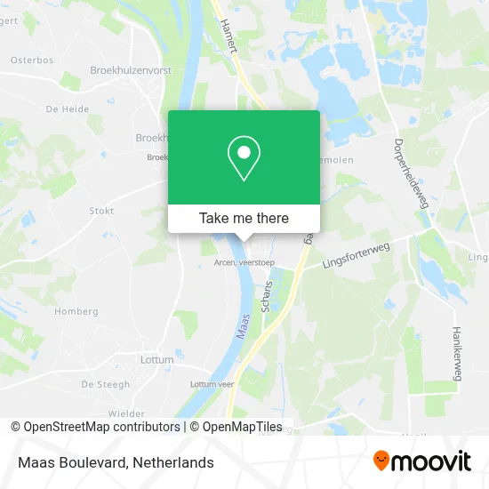 Maasboulevard map