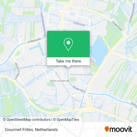 Gourmet Frites map