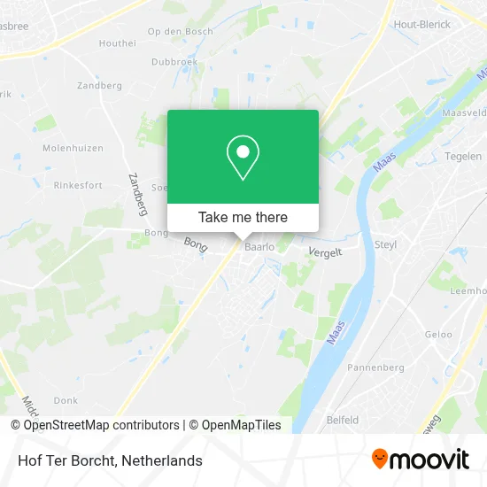 Hof Ter Borcht map