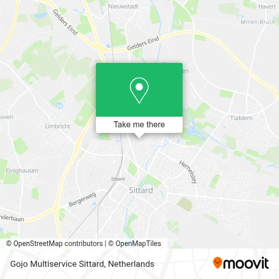 Gojo Multiservice Sittard map