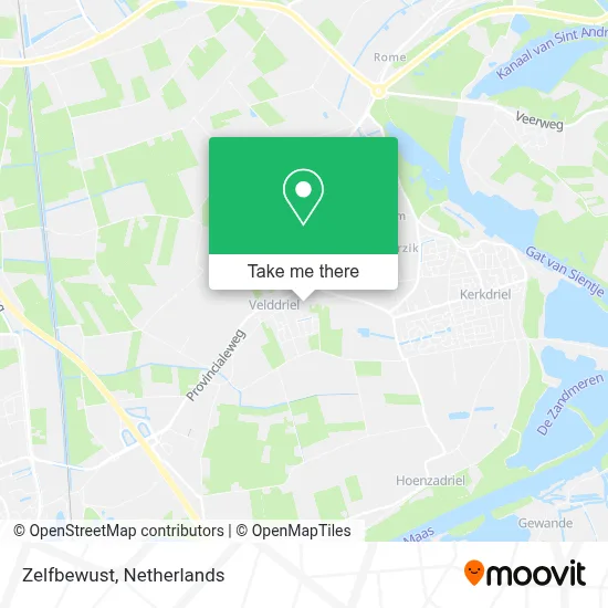 Zelfbewust map