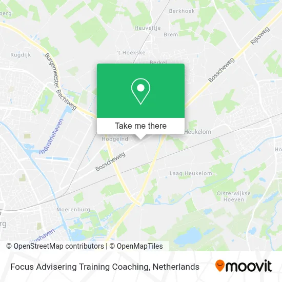 Focus Advisering Training Coaching map