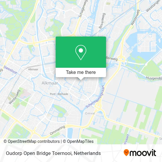 Oudorp Open Bridge Toernooi map