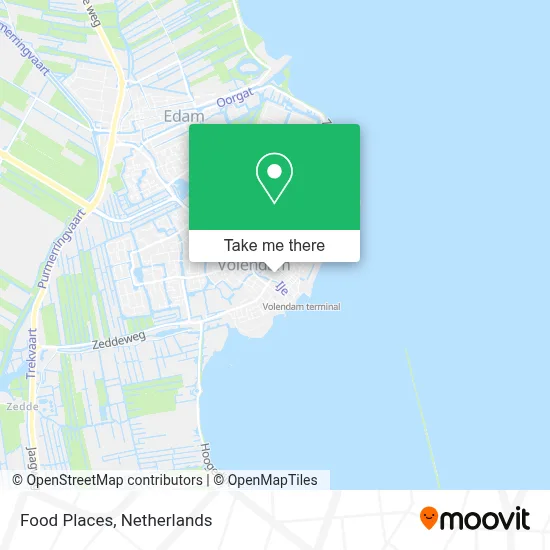 Food Places map