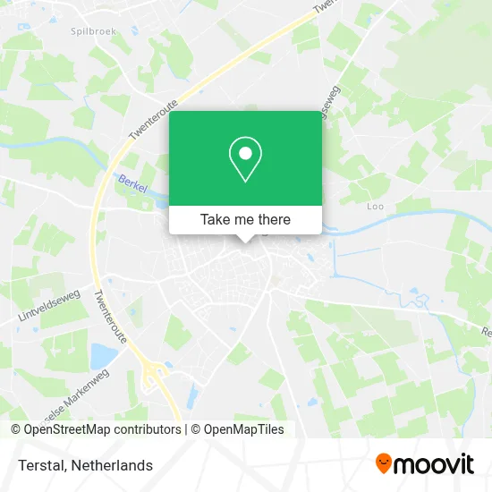 Terstal map