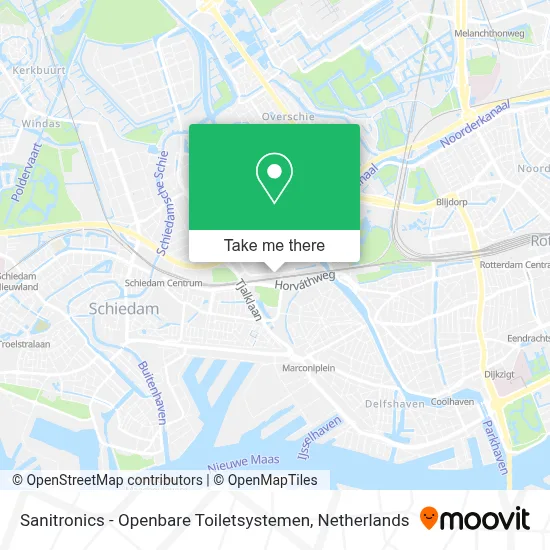 Sanitronics - Openbare Toiletsystemen map
