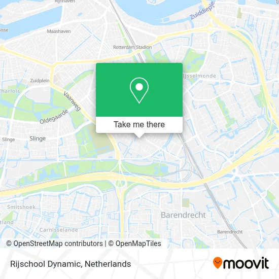 Rijschool Dynamic map