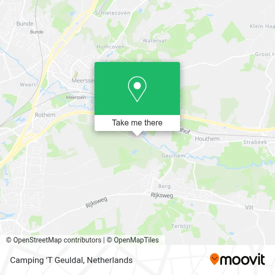 Camping 'T Geuldal map