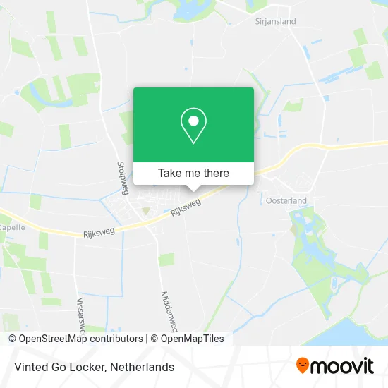 Vinted Go Locker map