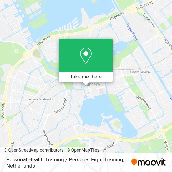 Personal Health Training / Personal Fight Training map