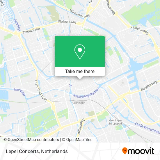 Lepel Concerts map