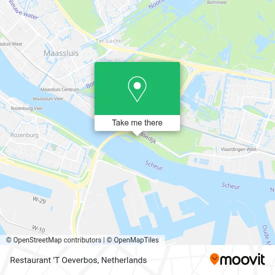 Restaurant 'T Oeverbos map