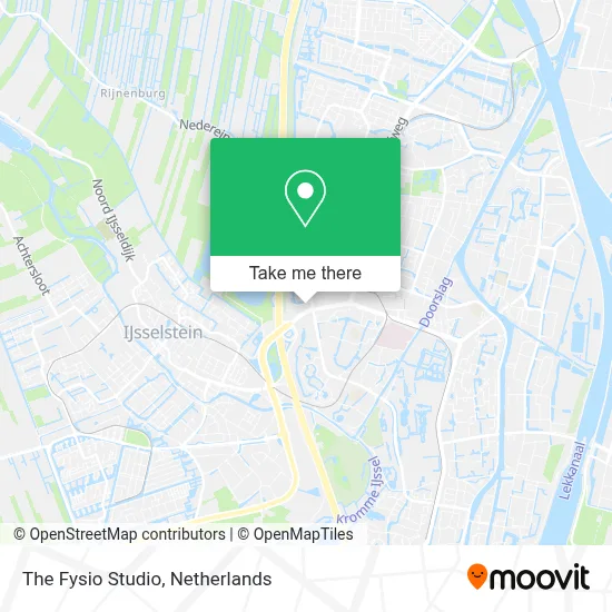The Fysio Studio map