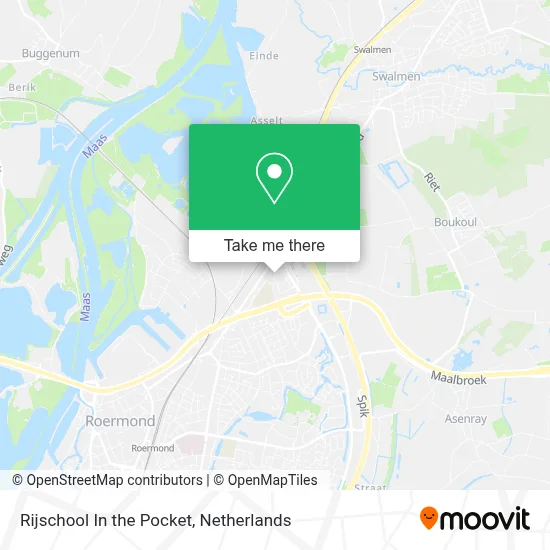 Rijschool In the Pocket map
