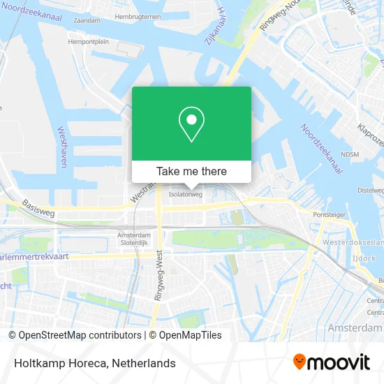 Holtkamp Horeca map
