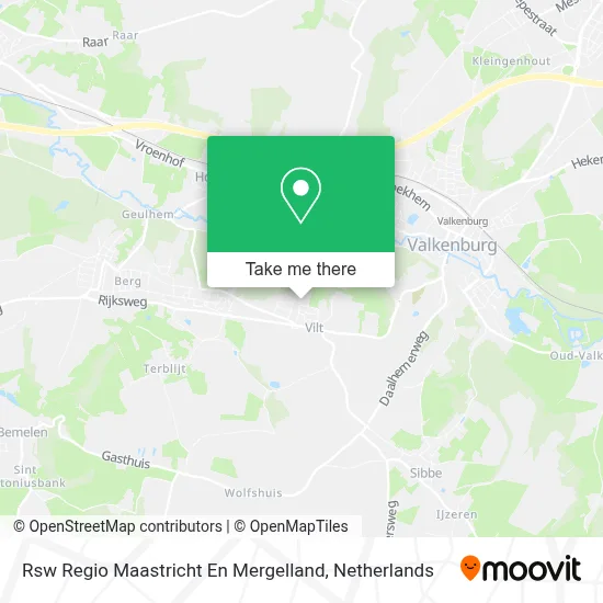 Rsw Regio Maastricht En Mergelland map