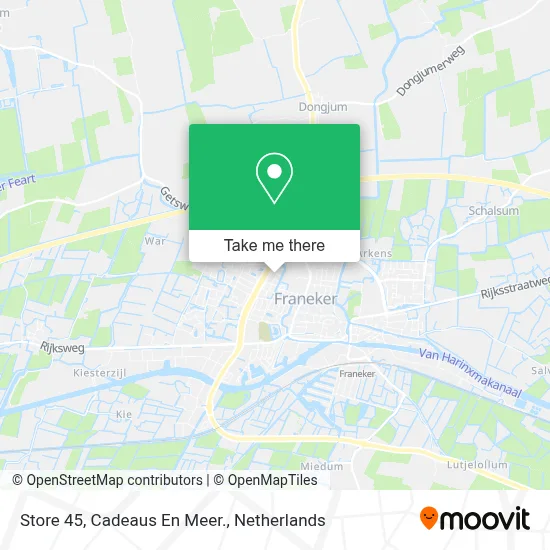 Store 45, Cadeaus En Meer. map