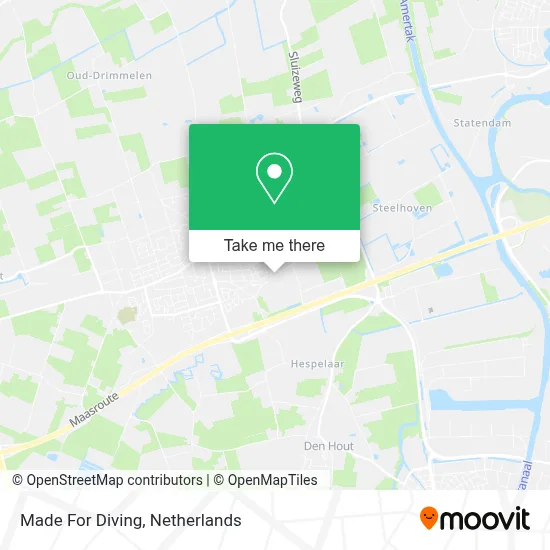 Made For Diving map