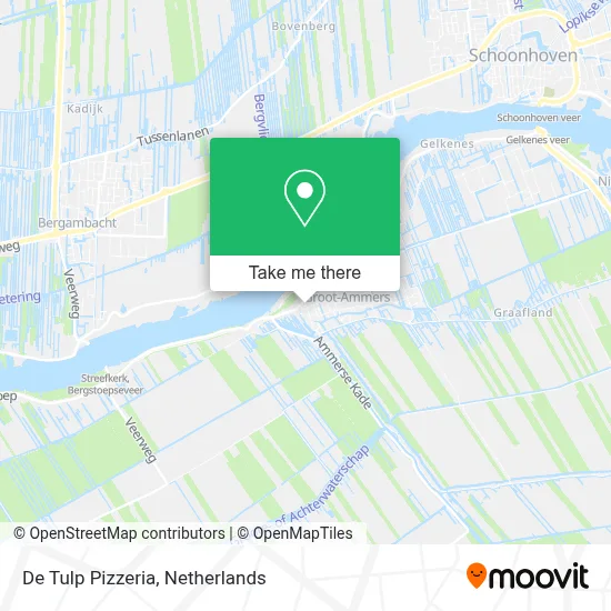 De Tulp Pizzeria map