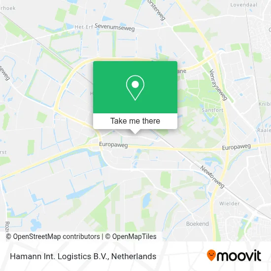 Hamann Int. Logistics B.V. map