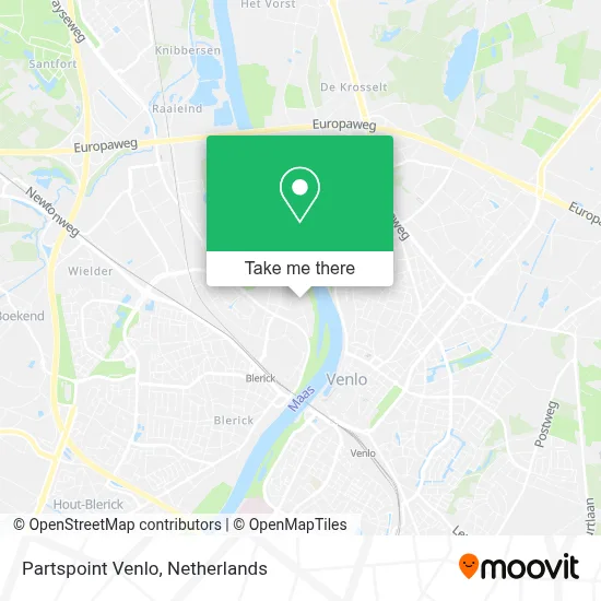 Partspoint Venlo map