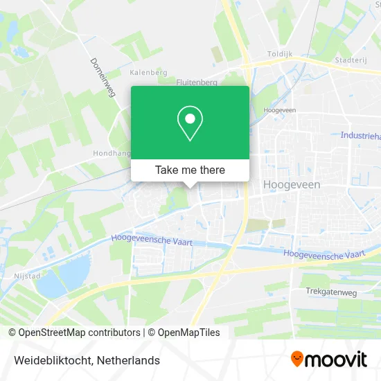 Weidebliktocht map