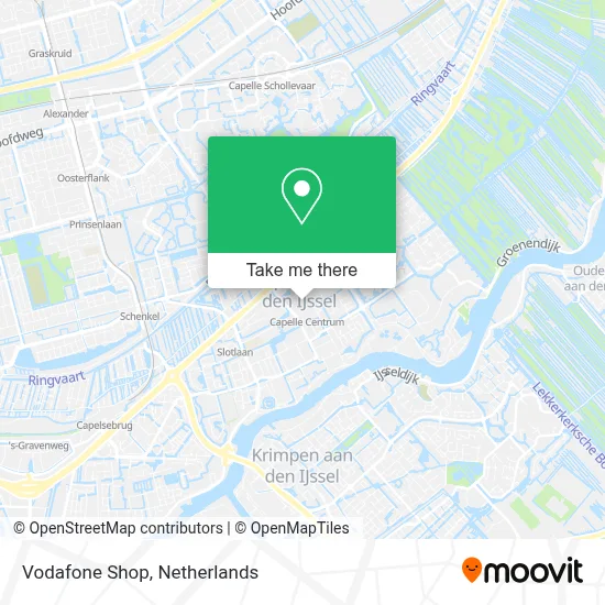 Vodafone Shop map